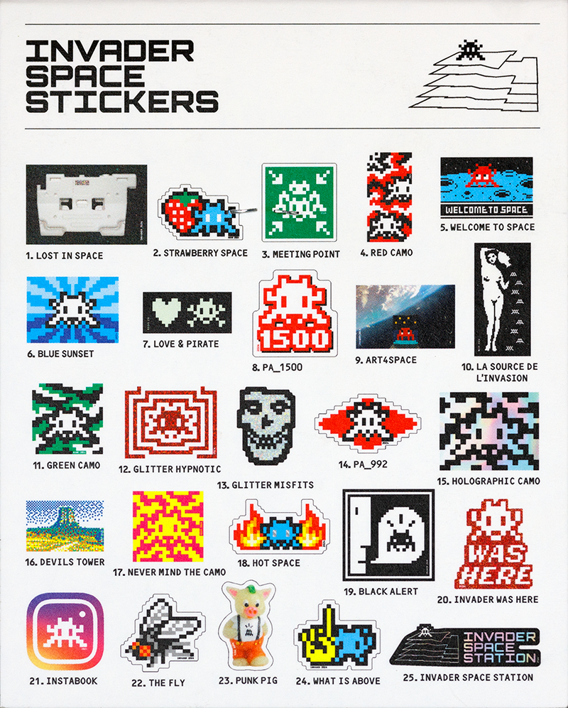 Own Invader's Art: Explore His Iconic Sticker Packs